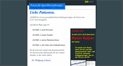 Desktop Screenshot of praxis-wschmitz.de